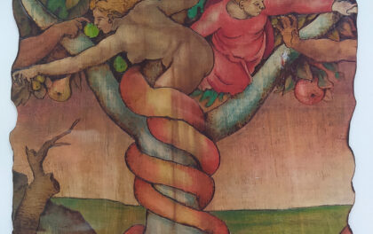 Particolare caduceo equilibrato